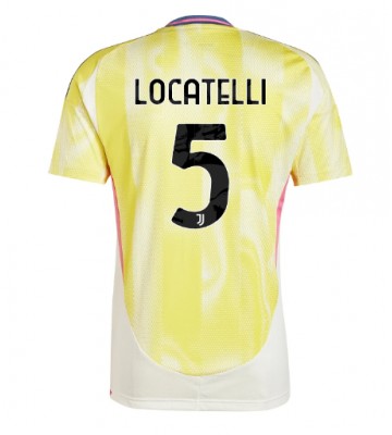 Juventus Manuel Locatelli #5 Replika Udebanetrøje 2024-25 Kortærmet